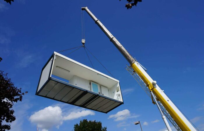 Bâtiment modulaire Ocebloc installé sur site