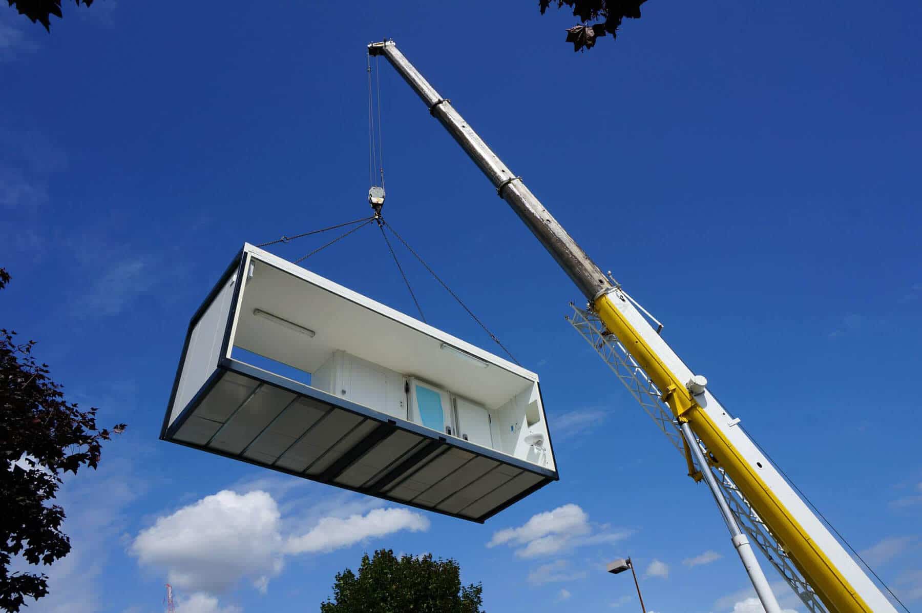 Bâtiment modulaire Ocebloc installé sur site